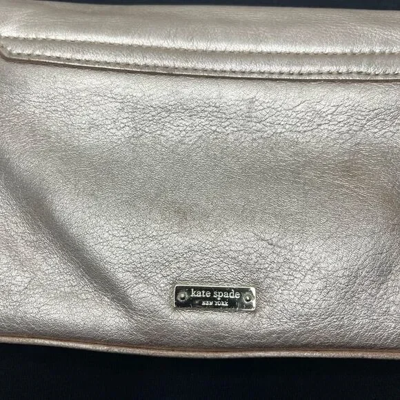 Kate Spade Leather Metallic purse​​​ - Picture 7 of 16